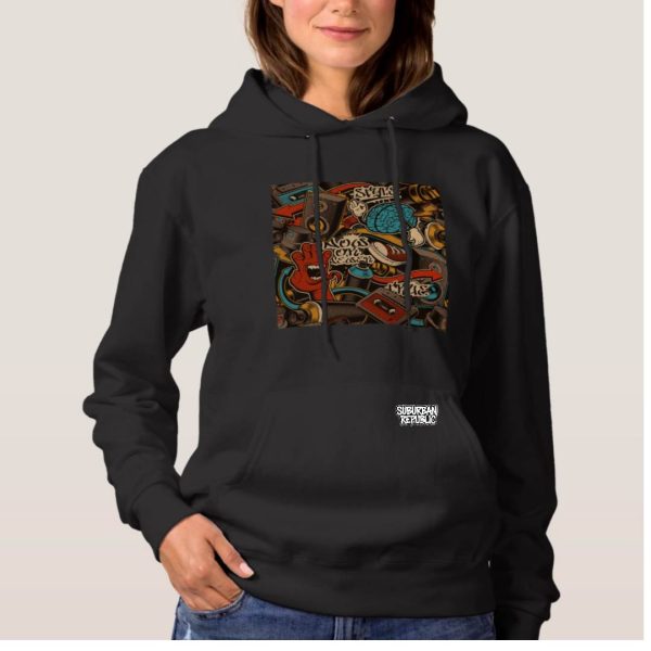 Hoodie - Grafitti Style – Image 3