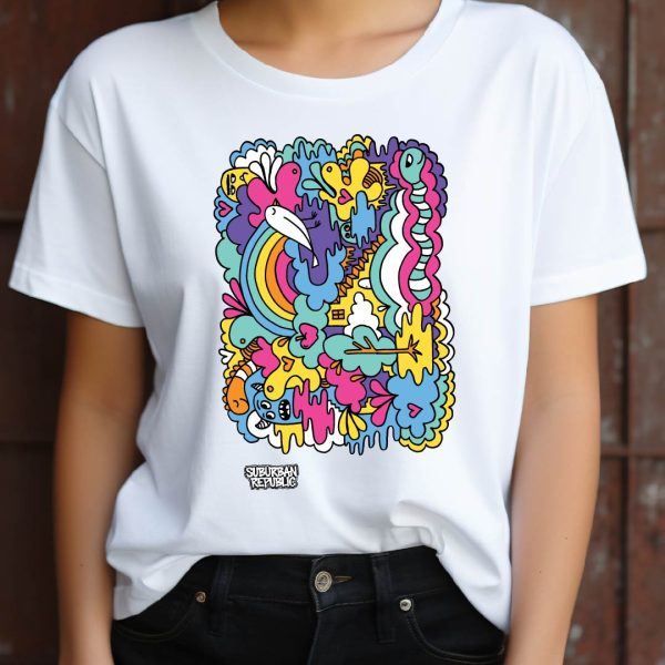 T-Shirt - Colorful Characters - Image 3