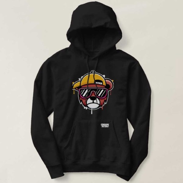 Hoodie - Cool Bear - Image 4