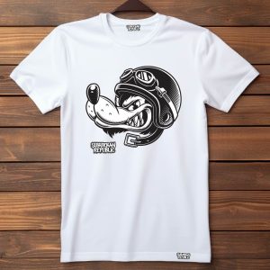 imagine tricou suburban republic - Wolf Rider Doodle