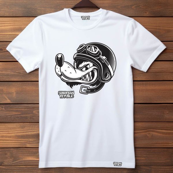 imagine tricou suburban republic - Wolf Rider Doodle