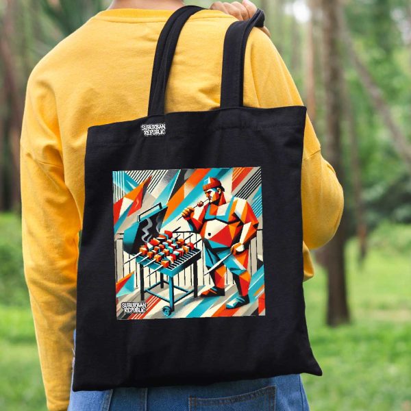 Tote Bag - Cubist Grill Master - Image 2