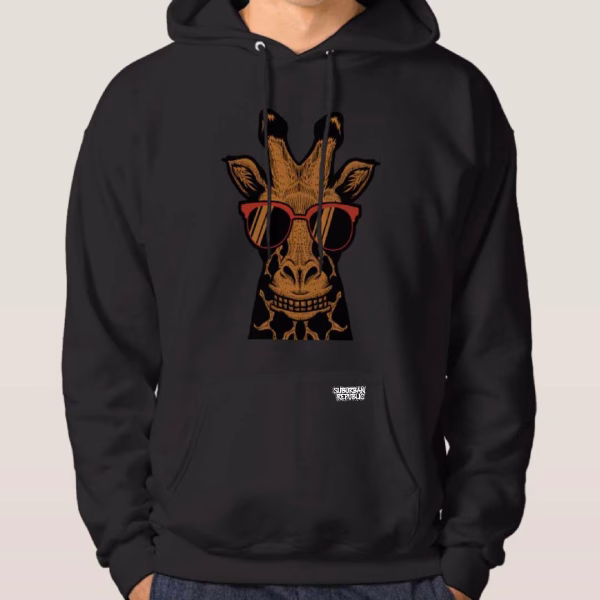 Hoodie - Cool Giraffe