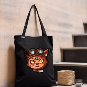 Tote Bag  – Steampunk Cat